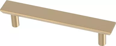 (10-pack) 3-3/4" Simple Chamfered Pull Champagne Bronze