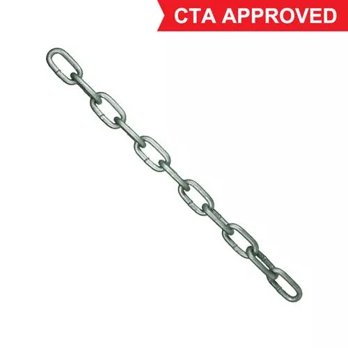 10mm Trailer Safety Chain Galvanised Cut Length Per M | Austlift