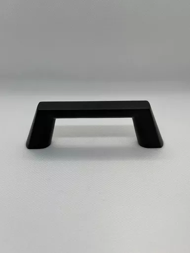 (12 Pack) 3" Soft Modern Pull Flat Black