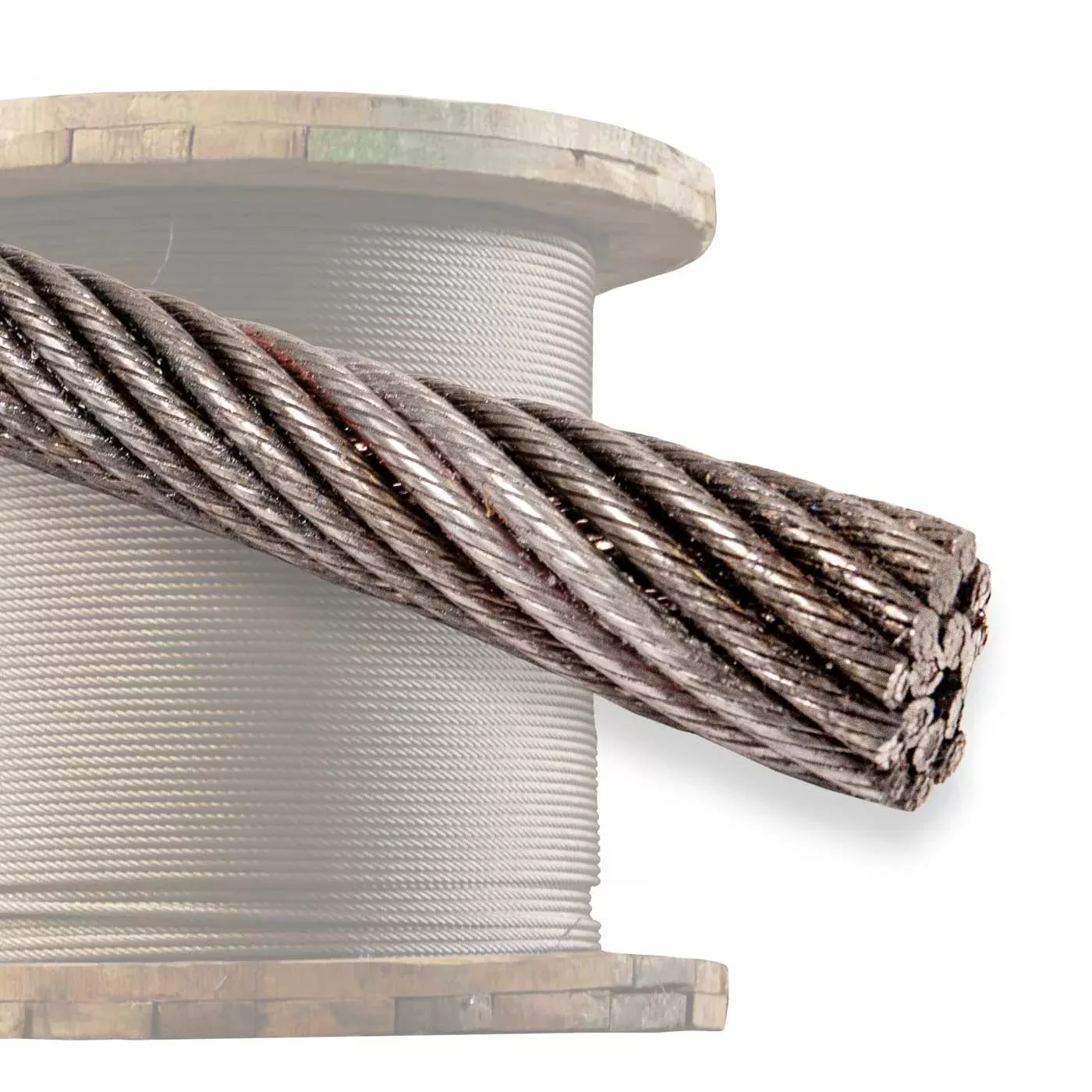 3/4" 19x19 Compacted Rotation-Resistant Wire Rope - EIPS IWRC | 1,000' Coil