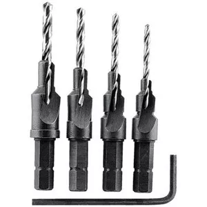 # 6 thru # 12 Hex Shank Screw Pilot Drill Set