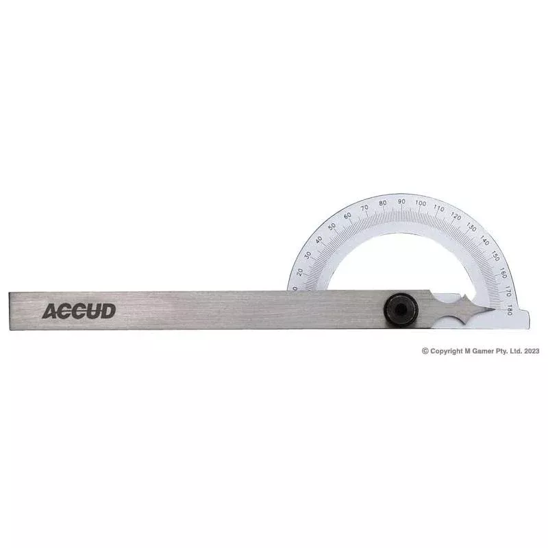 Accud 300 x 500mm - Protractor | Industrial Shed