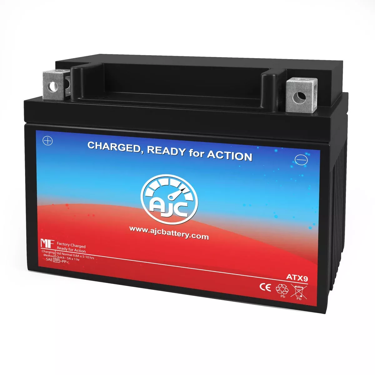 AJC Battery Compatible with Aeon (Benzai) Cobra 180 170CC ATV Battery (2006-2007)