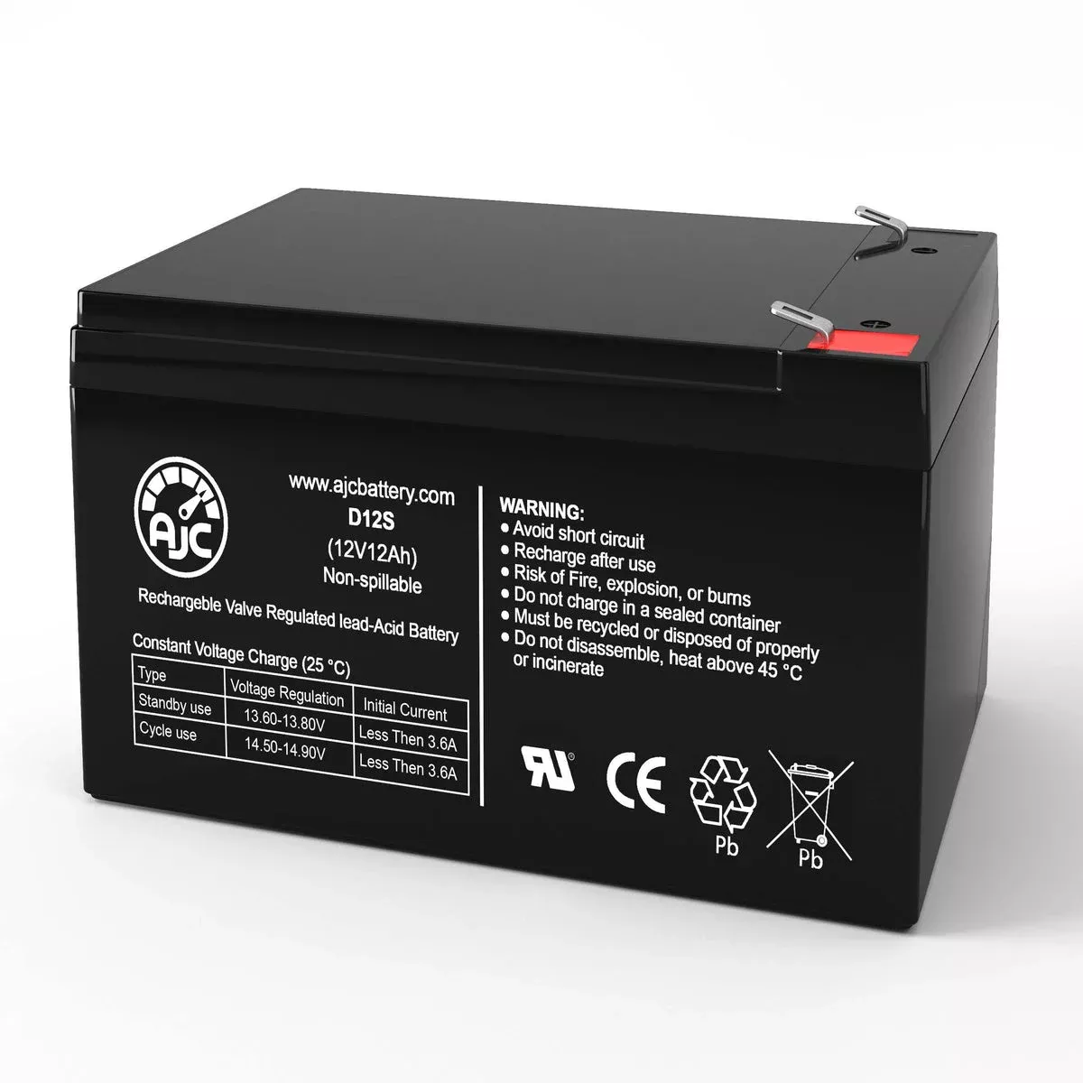 AJC Battery Compatible with APC SU1000NET 12V 12Ah UPS Battery