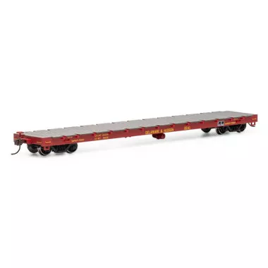 Athearn ATH92686 60' Flat Car - Delaware & Hudson #16141 HO Scale