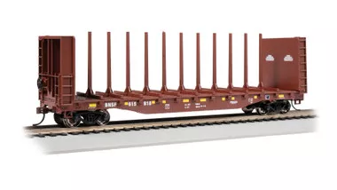Bachmann 12905 52' Center-Beam Flatcar - BNSF #615818 HO Scale