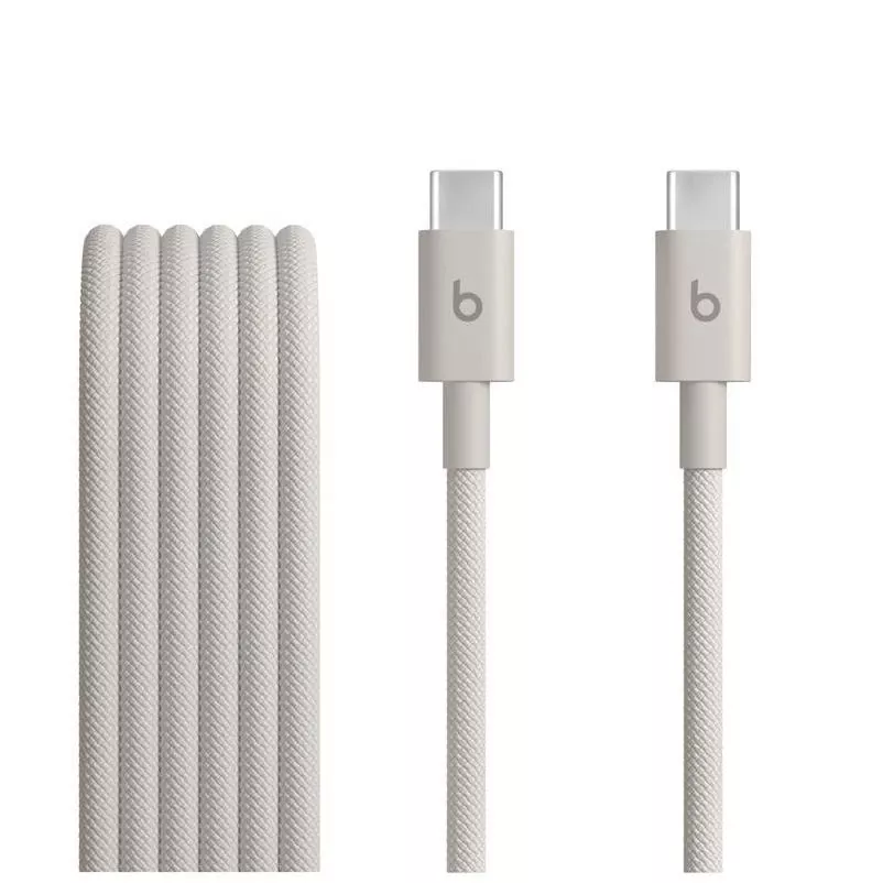 Beats 5‑Foot USB‑C To USB‑C Charging Cable – Gray