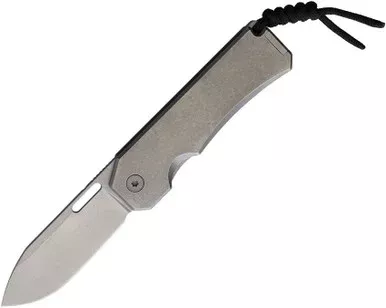 Big Idea Design Ti Pocket Framelock Folding Knife - 3" S35VN Stonewashed Blade, Stonewashed Titanium Handles