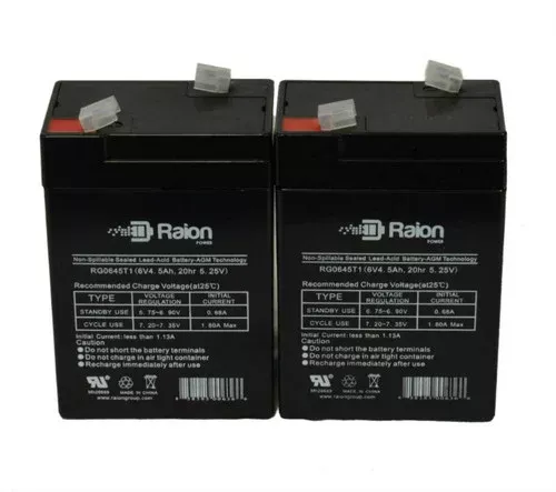 Cambridge Med Instruments Model 502 6V 4.5Ah Battery (2 Pack)