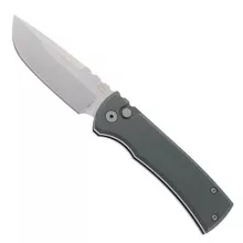 Chaves Pro-Tech Redencion 229 Automatic Knife Green Aluminum Handle Stonewashed S35VN Blade