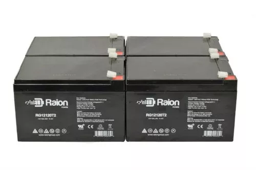 CooPower CPD12-12 12V 12Ah Replacement Battery (4 Pack)