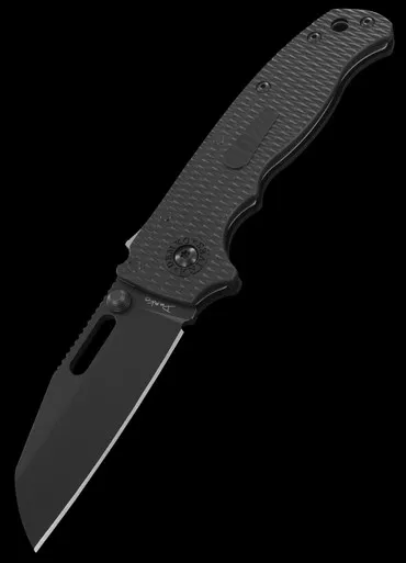 Demko AD 20.5 AUS10 Wharncliffe Black Blade Folding Knife