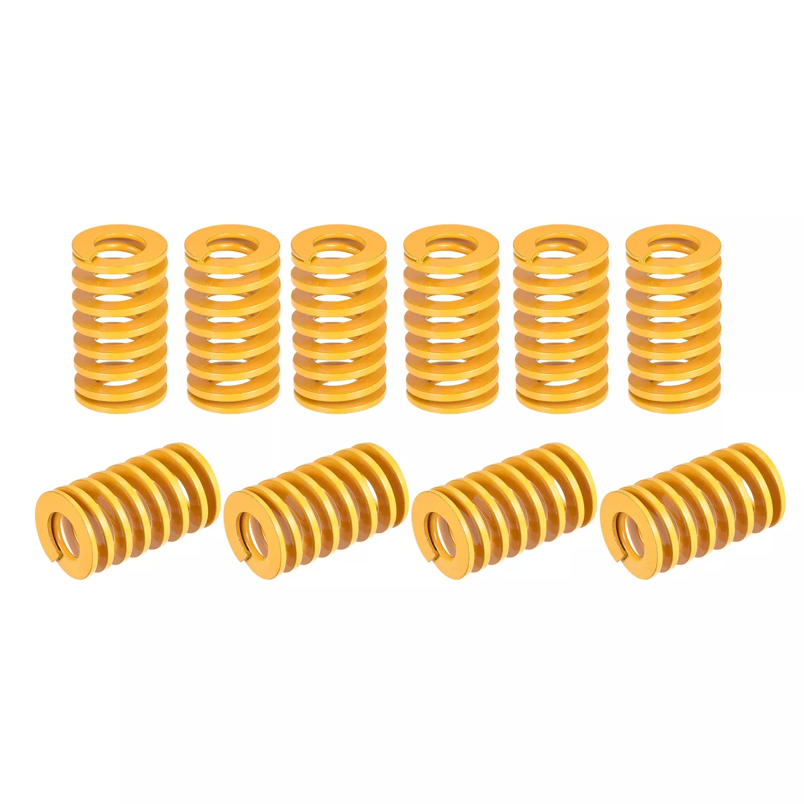 Die Spring, 18mm OD 30mm Long 10pcs Stamping Light Load Compression Yellow