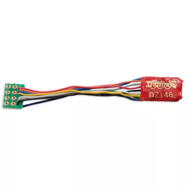 Digitrax DZ146PS 1A Z / N / HO Decoder with DCC Medium Plug with 1a Harness