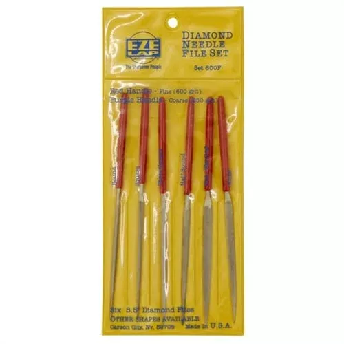 EZE-LAP DIAMOND DIAMOND NEEDLE FILES SETS & SINGLE