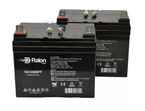 FirstPower LFP1235 12V 35Ah Replacement Battery (2 Pack)