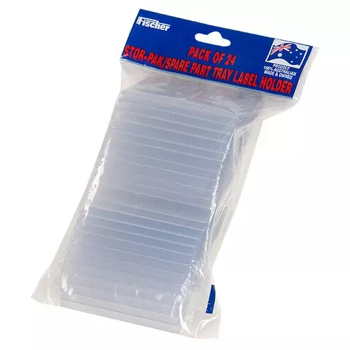 *Full Ctn Only* Tray Label Holder Pack of 24 - Trade Tools Au