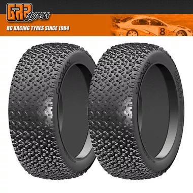 GRP GB12A 1:8 Buggy CAYMANA Soft Donut Tires w/ Insert (2) : Front / Rear