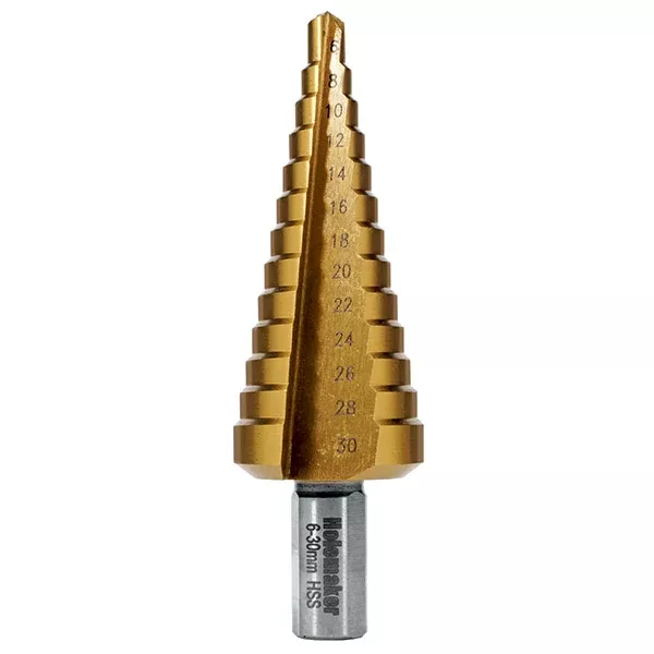 Holemaker Step Drill Straight Flute 6-30mm | SDST6-30mm - SDST6-30MM