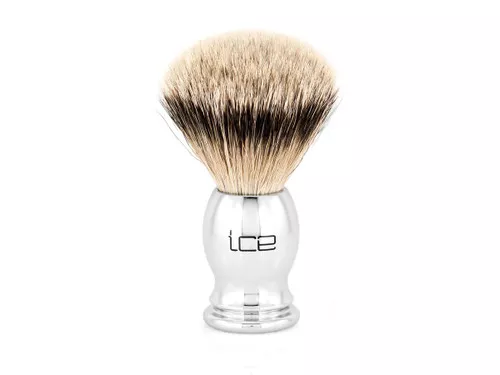 Ice Shave Brush - Silvertip Badger (Chrome) (ISB-ST2)
