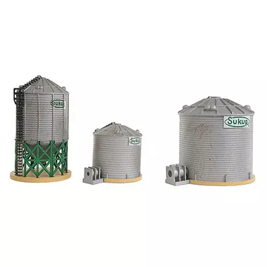 IMEX 6348 Sukup Grain Tower #4 - Perma-Scene N Scale