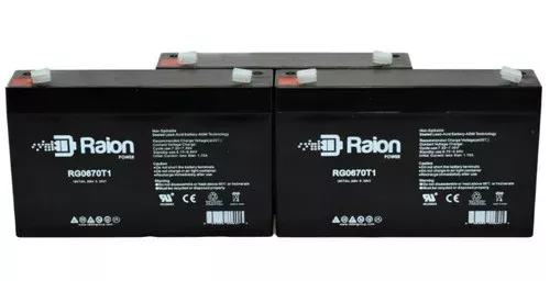 Ivy Biomedical System 700 6V 7Ah Battery (3 Pack)