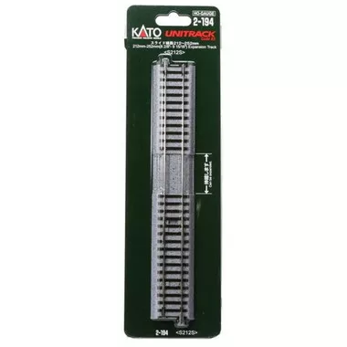 Kato 2-194 Unitrack Expansion Track - 212mm-252mm HO Scale