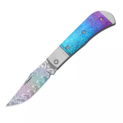 Kizer Trestle Rainbow Damascus (Ki3761A4)