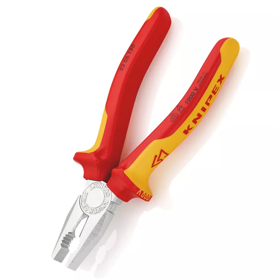 KNIPEX - 1000V Combination Pliers 180mm | 0306180SB