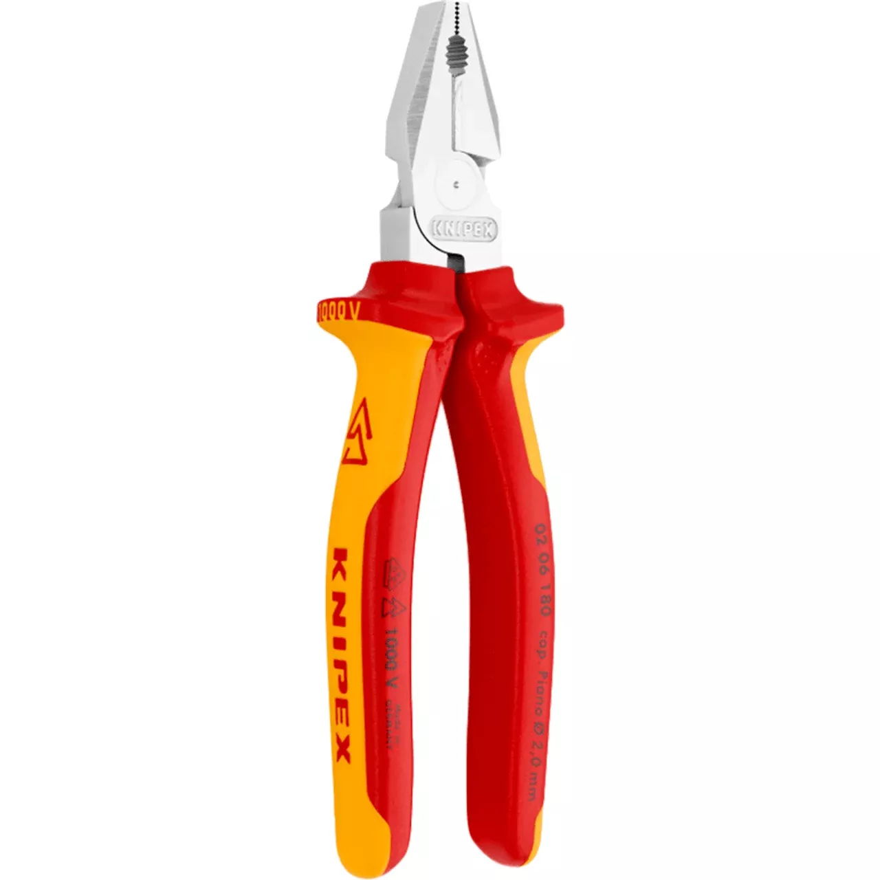 KNIPEX - 1000V High Leverage Comb Pliers 180mm | 0206180SB