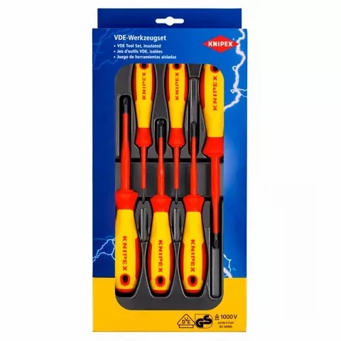 KNIPEX - 1000V PH & PHZ Screwdriver Set 6pc-AF | 002012V03