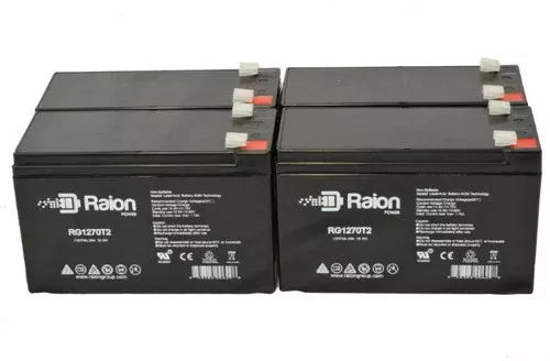 Kung Long WP8-12 12V 7Ah Replacement Battery (4 Pack)