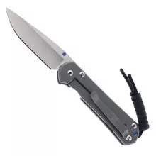 (LEFT-HANDED) Chris Reeve Small Sebenza 31 Folding Knife Titanium Handle Drop Point Blade Magnacut S31-1001