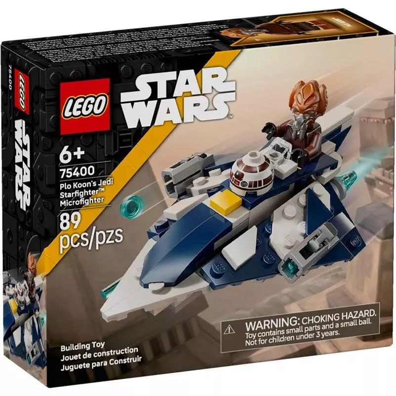 LEGO Star Wars Jedi Starfighter Microfighter Set – 89‑Piece Multicolor Build