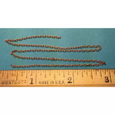 A-Line 29218 Tie Down Chain - Brass 15 Links Per Inch HO Scale