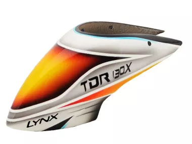 Lynx LX130X004 Blade 130X Air Brushed Fiber Glass Canopy TDR Style Color Schema #04