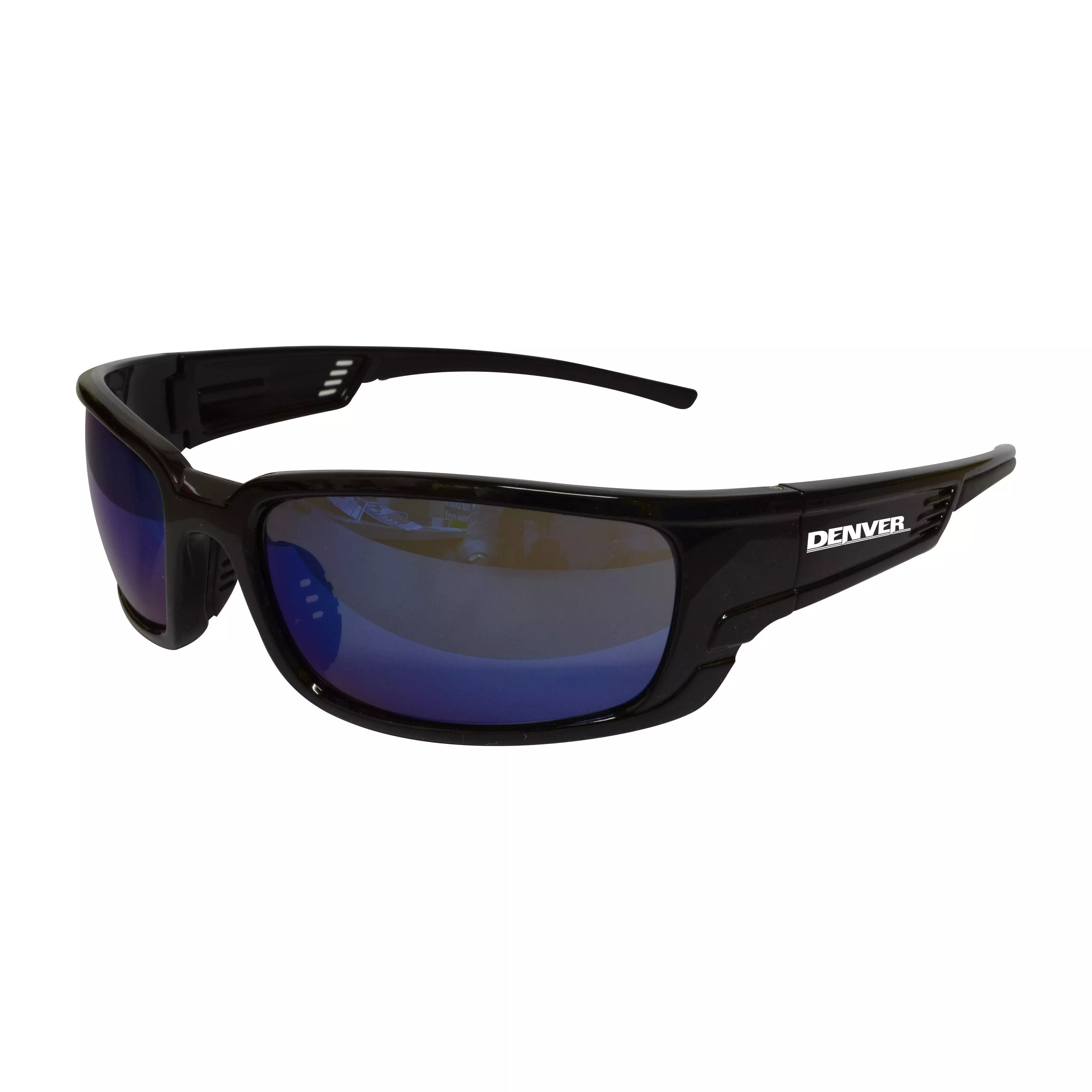 Maxisafe Denver Premium Safety Glasses, Black Frame - Blue EDE310