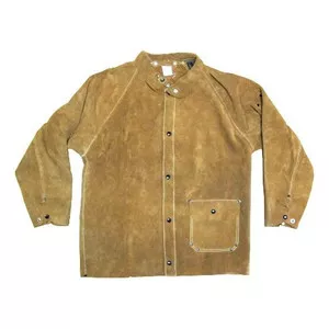 Medium Brown Leather Welding Jacket