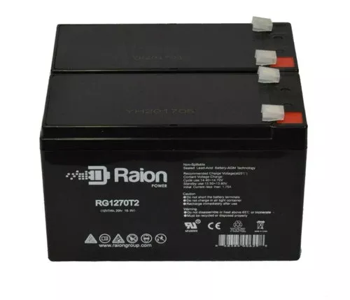 National Battery C06A 12V 7Ah Replacement Battery (2 Pack)