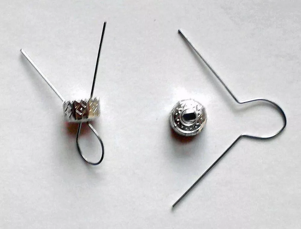 Ornament Cap – Silver 6.5 mm – 10 piece