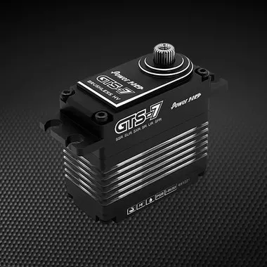 POWER HD GTS-7 HV Brushless Motor 972.1 oz / 0.10 Aluminum Gear Servo