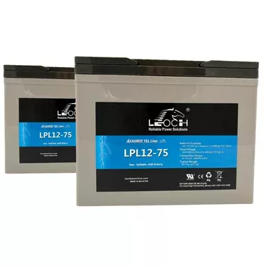Quickie Rhythm Group 24/75AH Battery Replacement Kit
