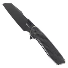 Reate Knives Mantis Folding Knife Pattern DLC Titanium Handle DLC Elmax Blade