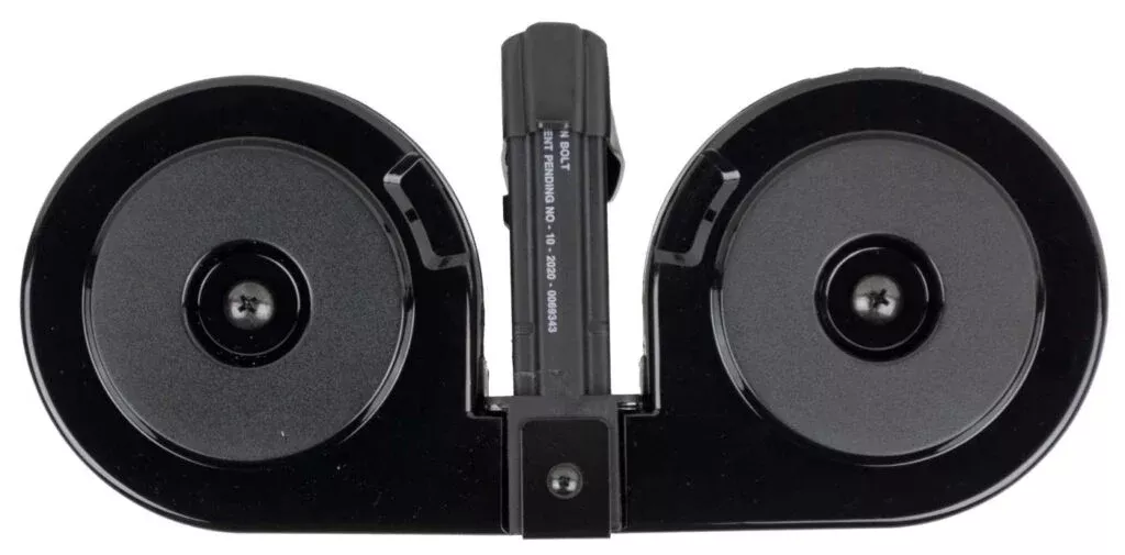 RWB DRUM AR-15 5.56 BLK WITH BLACK COVER 100RD
