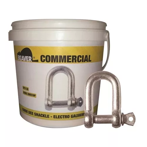 Shackle Dee Commercial 25mm Electro Galvanised Each Pail - 200225P
