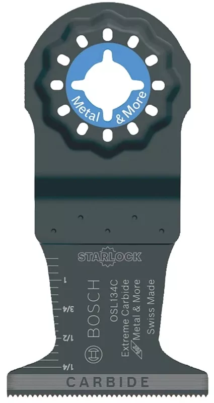 Starlock Plunge Cut Blade, Carbide, 1-3/4 In.