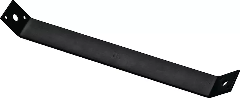 Strap Brace, Black Steel, 13.3 In.