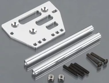 STRC Aluminum Front Upper Suspension Conversion Kit Silver SCX10 STA30484S