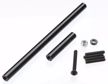 STRC Aluminum Precision Steering Upgrade Kit Black SCX10 STA30516BK
