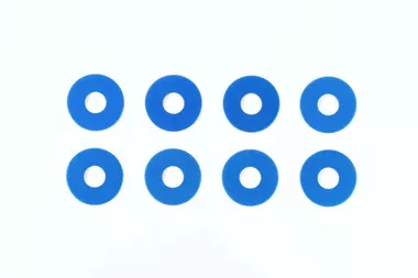 Tamiya 54573 RC 0.75mm Wheel Spacer Blue (8Pcs)